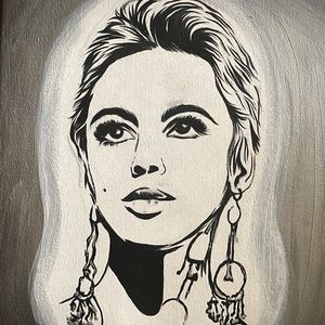 My Original Portrait Painting - Edie Sedgwick